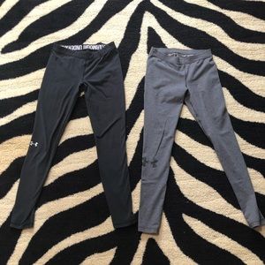 2 pairs of under armour leggings!!
